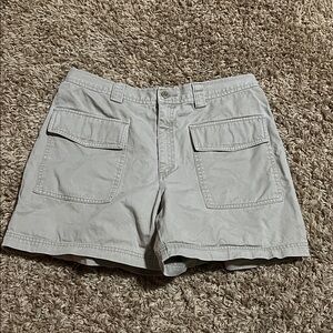 J. Crew Women's Cargo Shorts in Light Tan